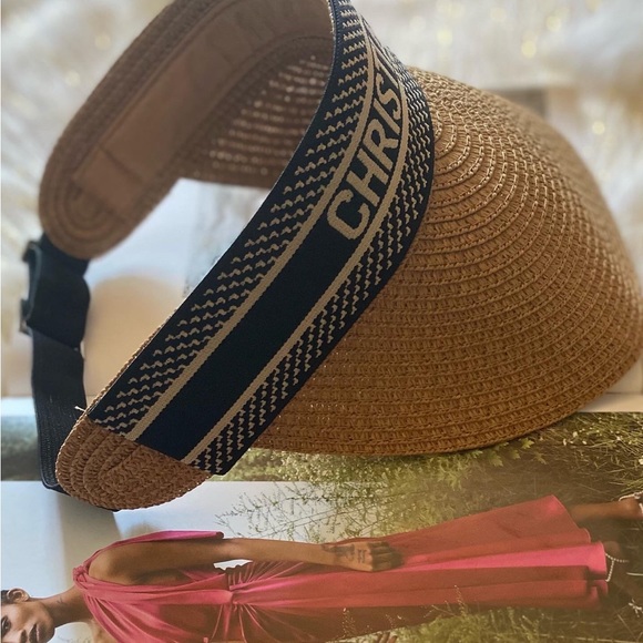 ☀️ New Lux Straw Sun Visor Hat - Picture 4 of 6